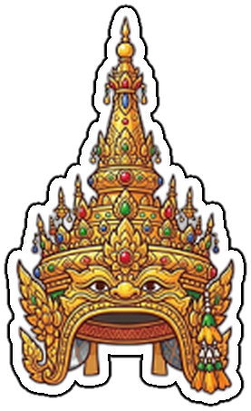 ฎ ชฎา Classical Dance Headdress