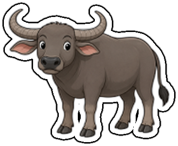 ค ควาย Water Buffalo